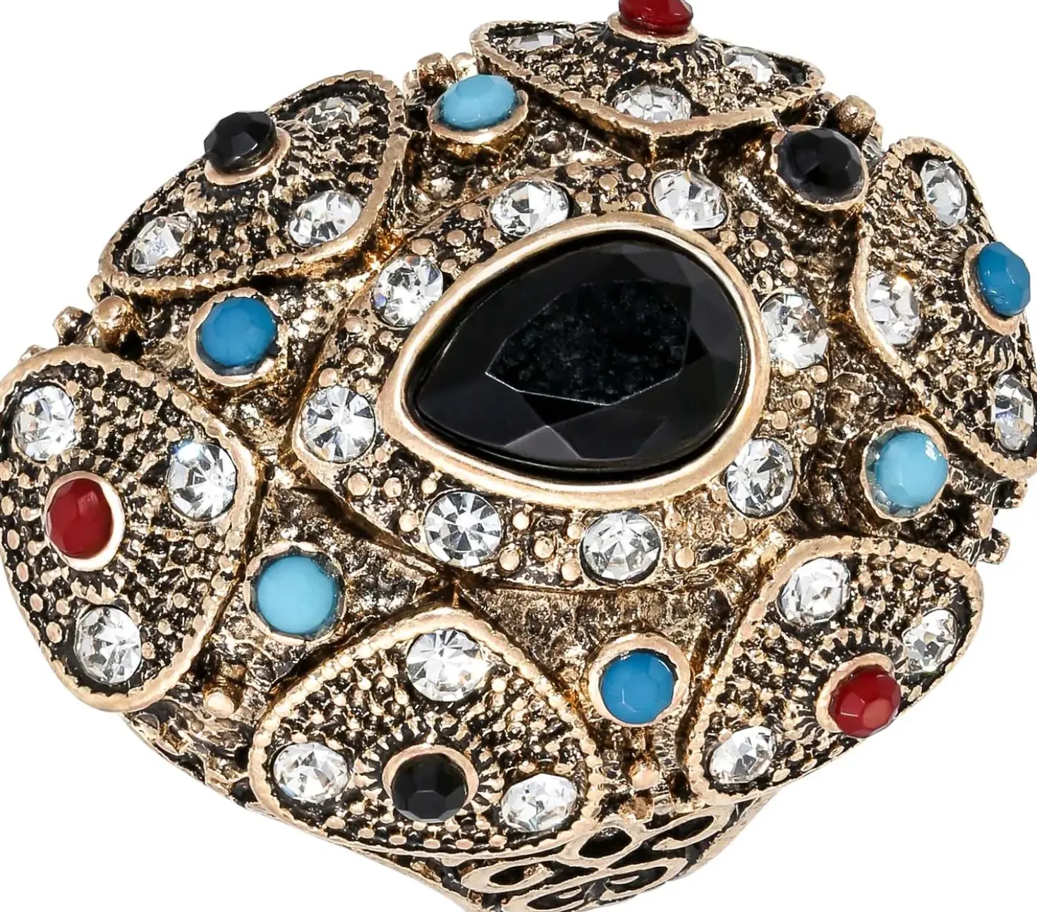 Anello - Black Teardrop