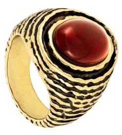 Anello - Burgundy Oval