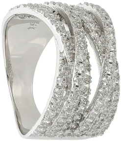Anello - Crossed Silver
