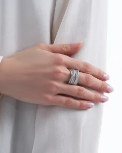 Anello - Crossed Silver