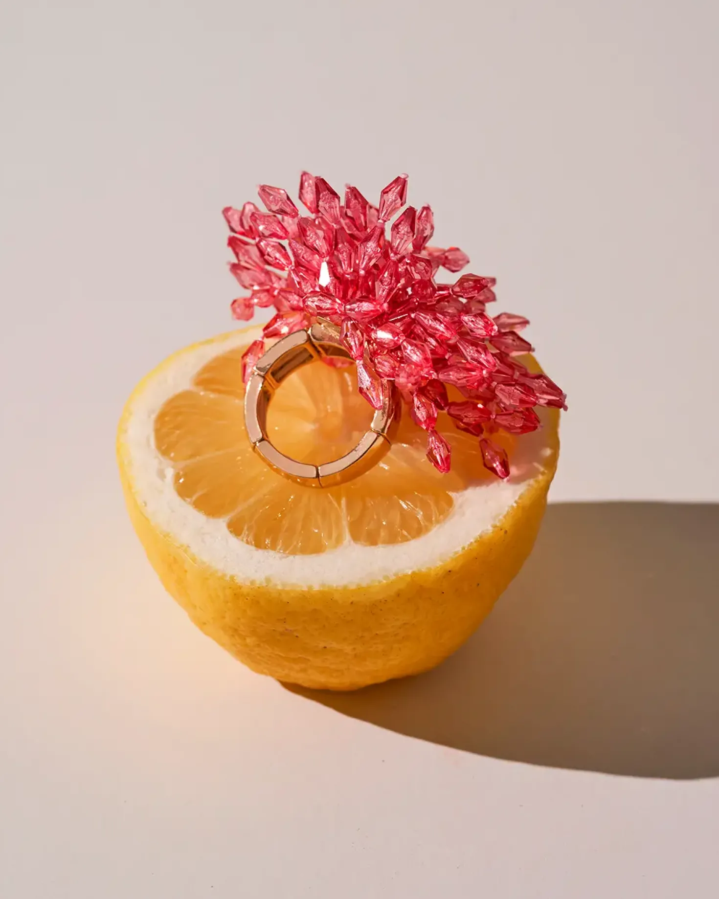 Anello - Red Beads