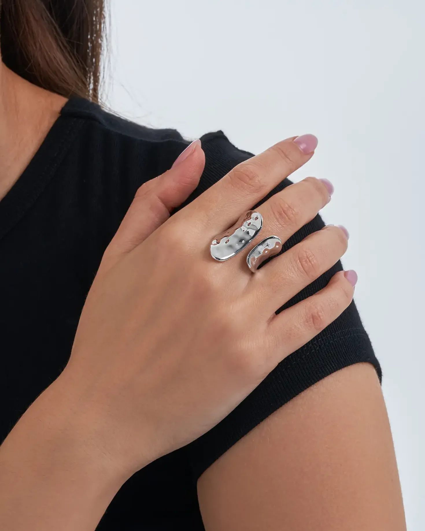Anello - Silver Asymmetry