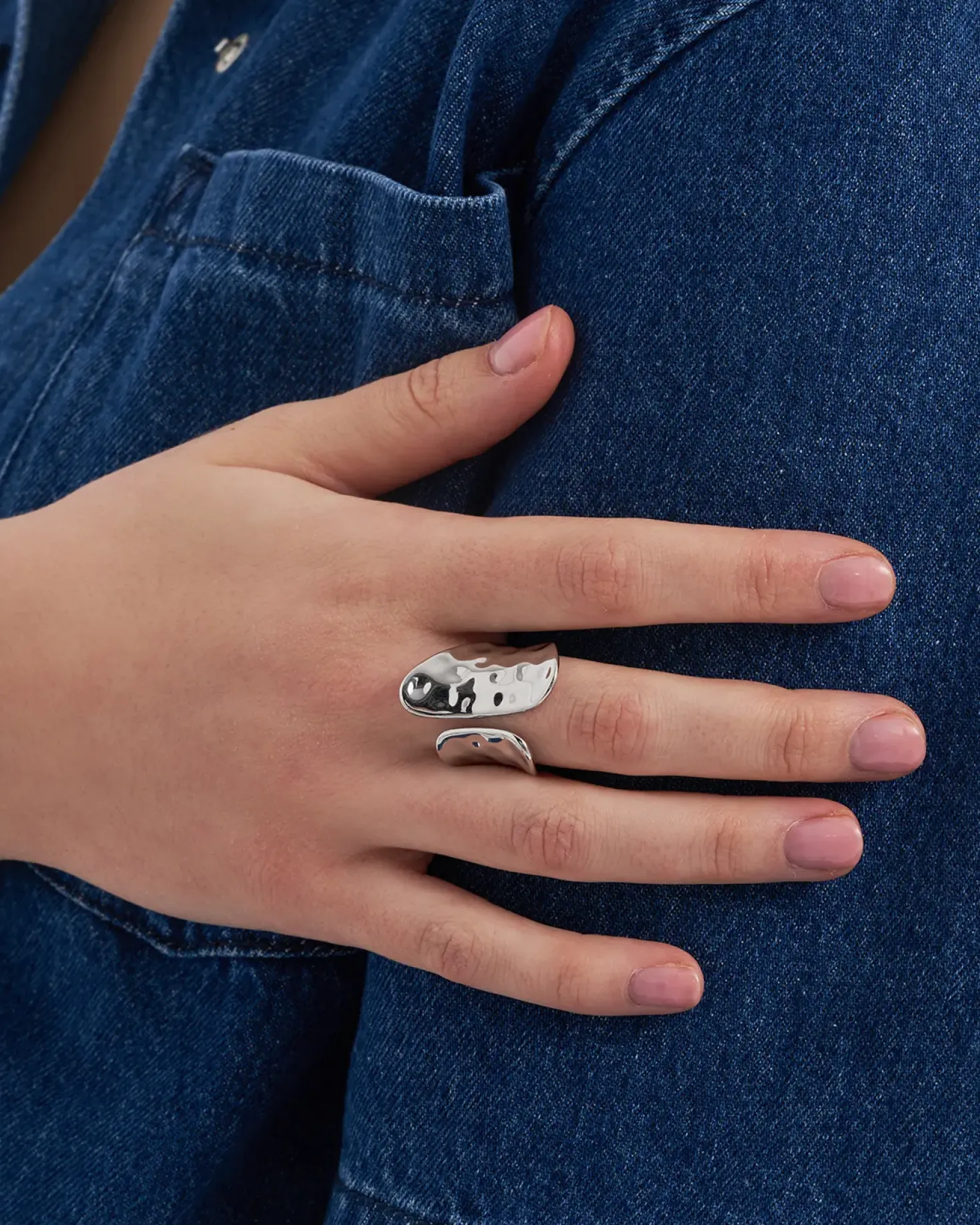 Anello - Silver Asymmetry
