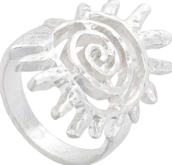 Anello - Sunburst Silver
