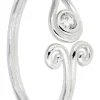 Anello da piede - Zirconia Swirl