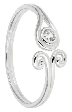 Anello da piede - Zirconia Swirl