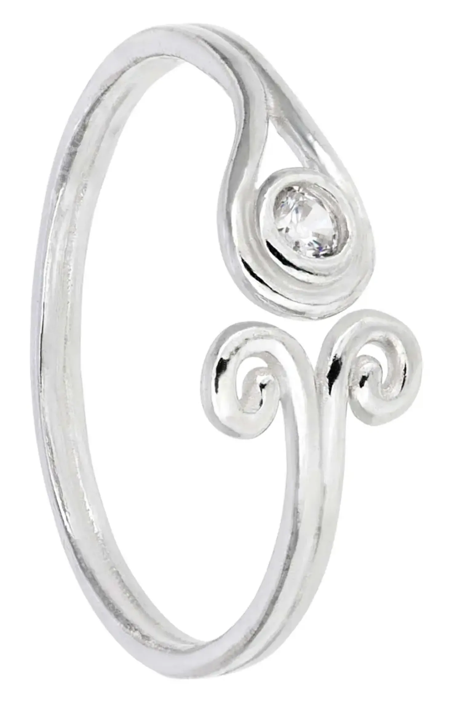 Anello da piede - Zirconia Swirl
