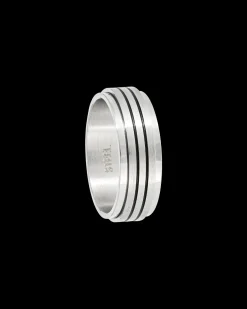Anello da uomo - Black Stripes