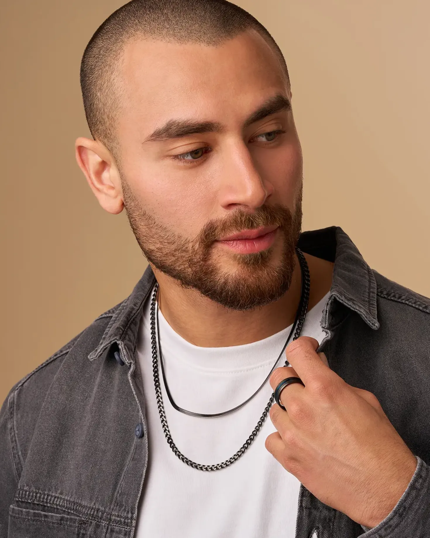 Anello da uomo - Blue Line