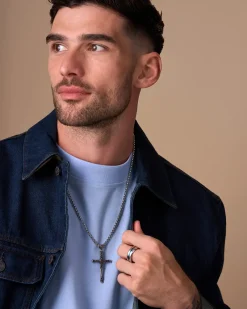 Anello da uomo - Blue Stripe