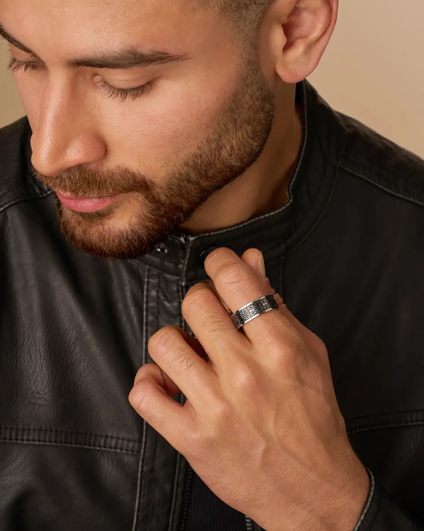 Anello da uomo - Casual Silver