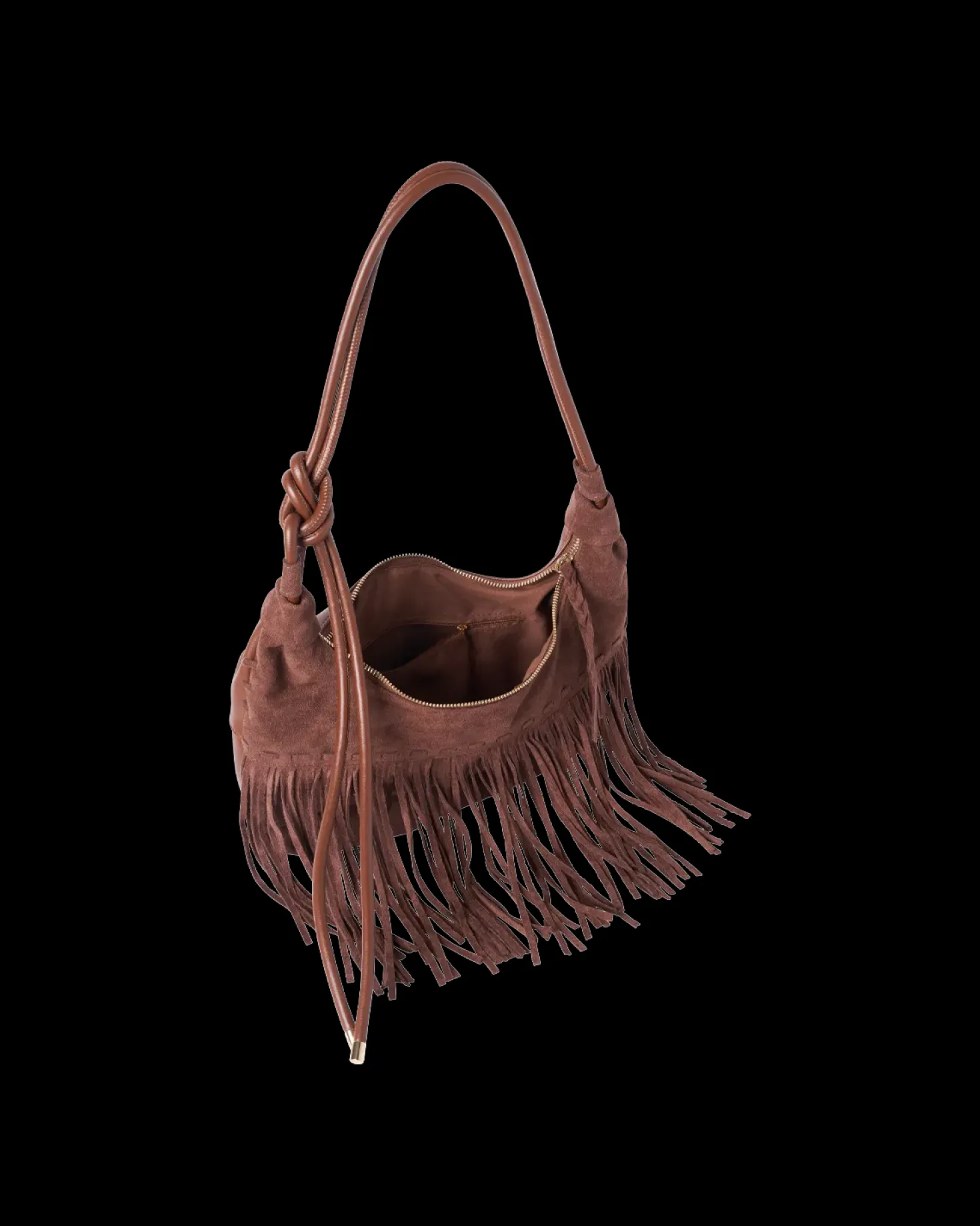 Borsetta - Brown Fringes
