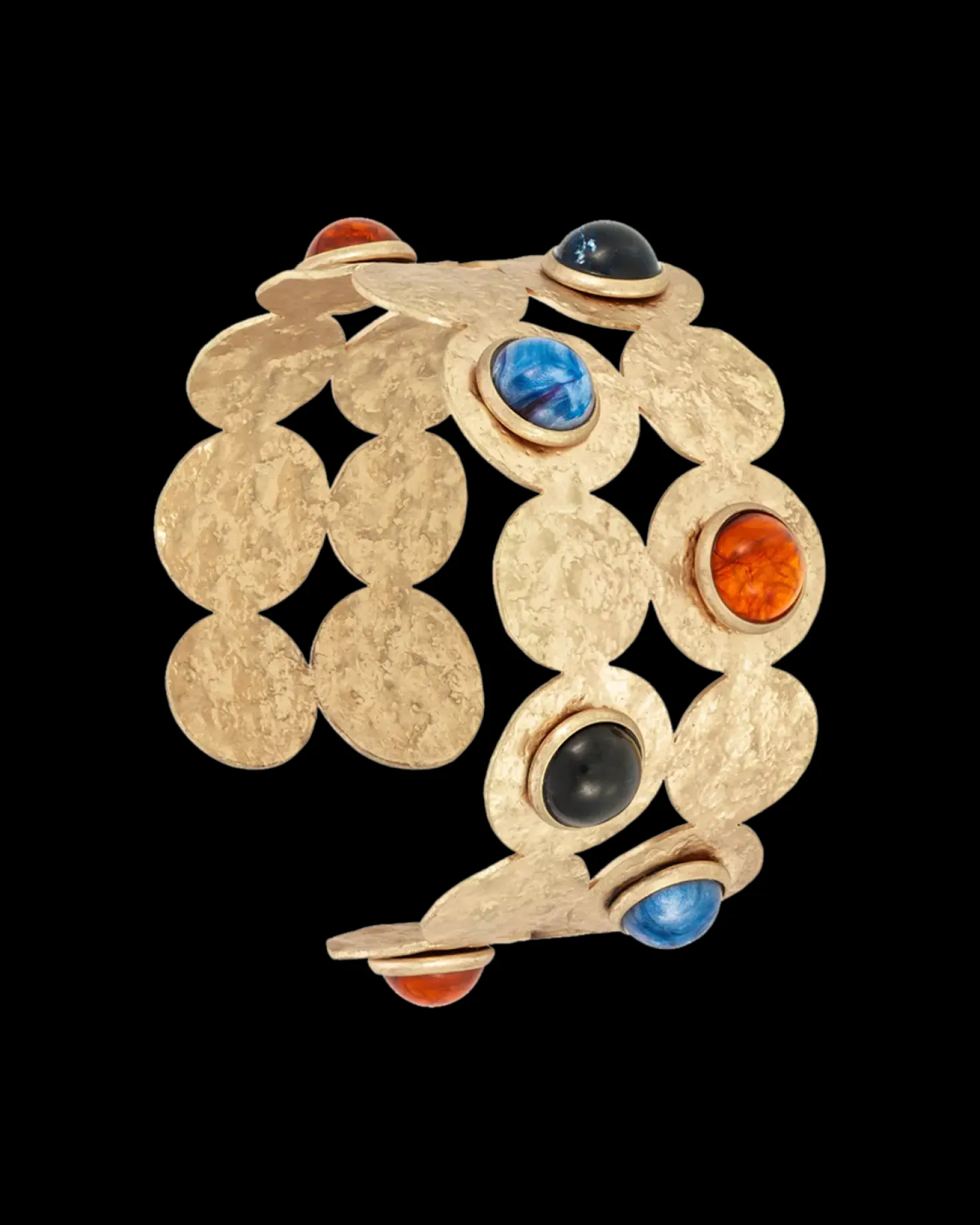 Bracciale - Hammered Circles