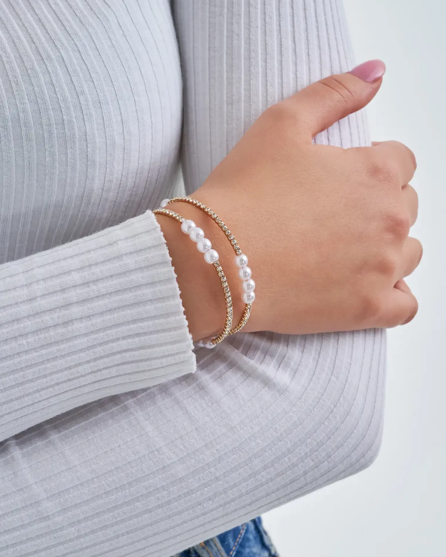 Bracciale - White Pearl