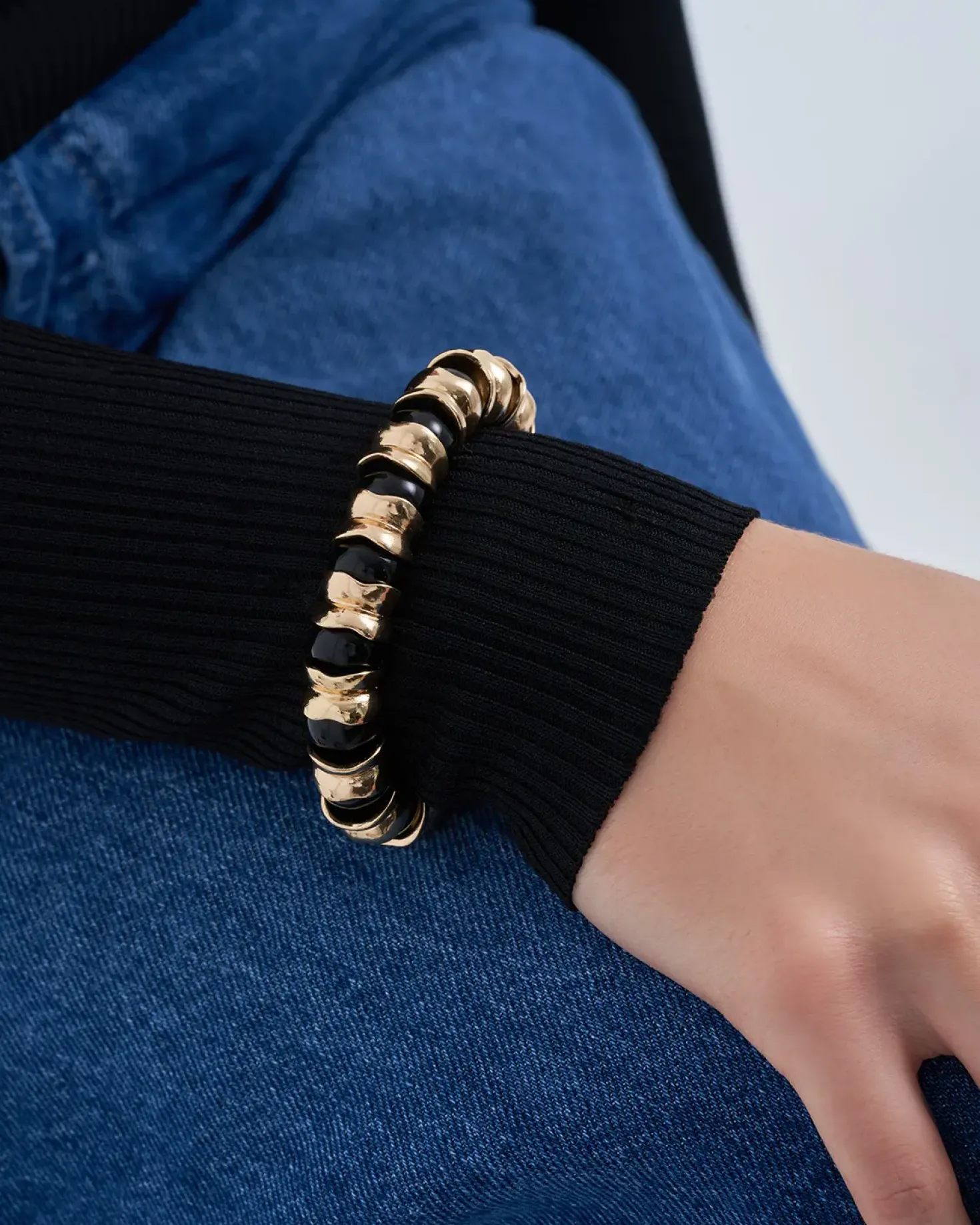 Braccialetto - Chunky Black
