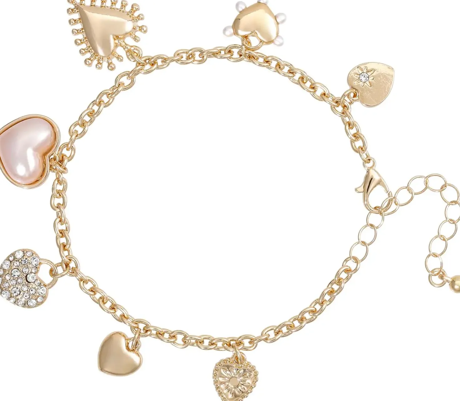 Braccialetto - Golden Hearts