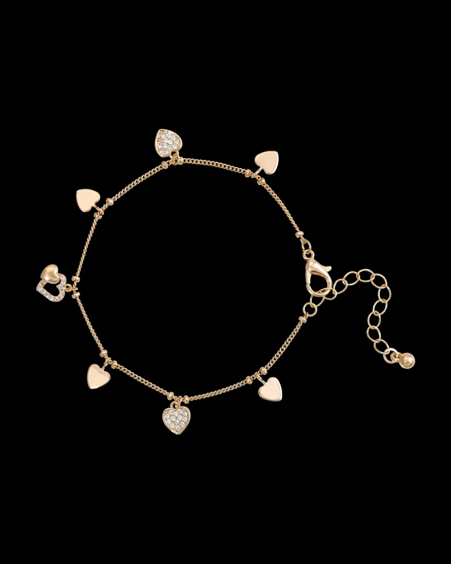 Braccialetto - Heart Pendants