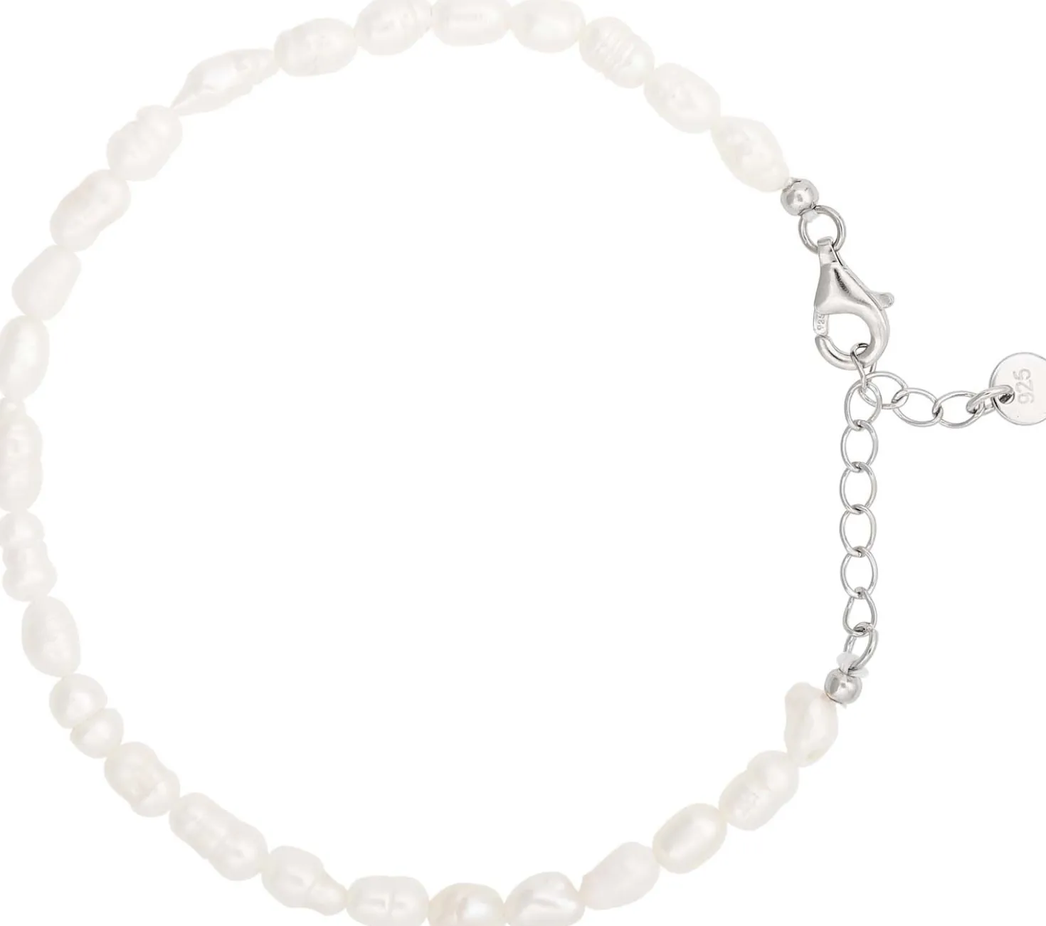 Braccialetto - White Pearls
