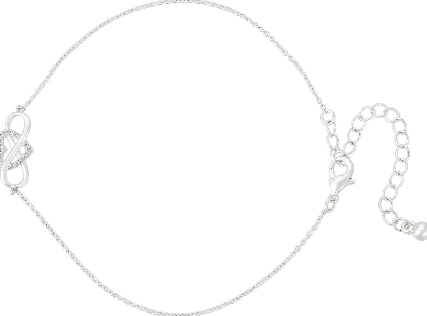 Braccialetto con ciondolo - Infinity Heart