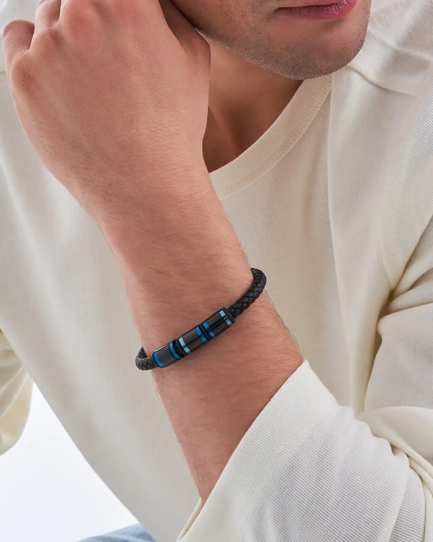 Braccialetto da uomo - Blue Details