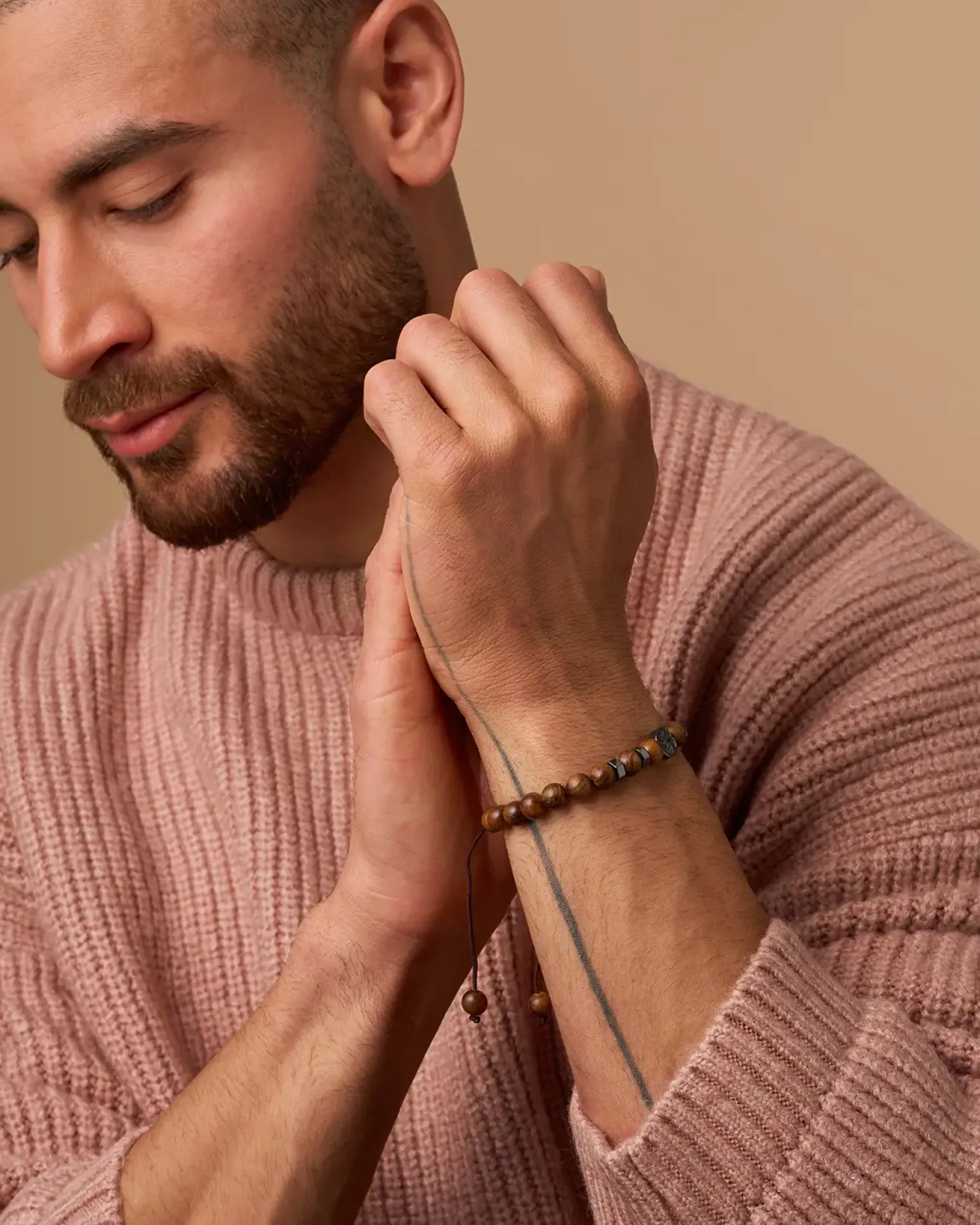 Braccialetto da uomo - Bold Brown