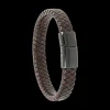 Braccialetto da uomo - Braided Leather