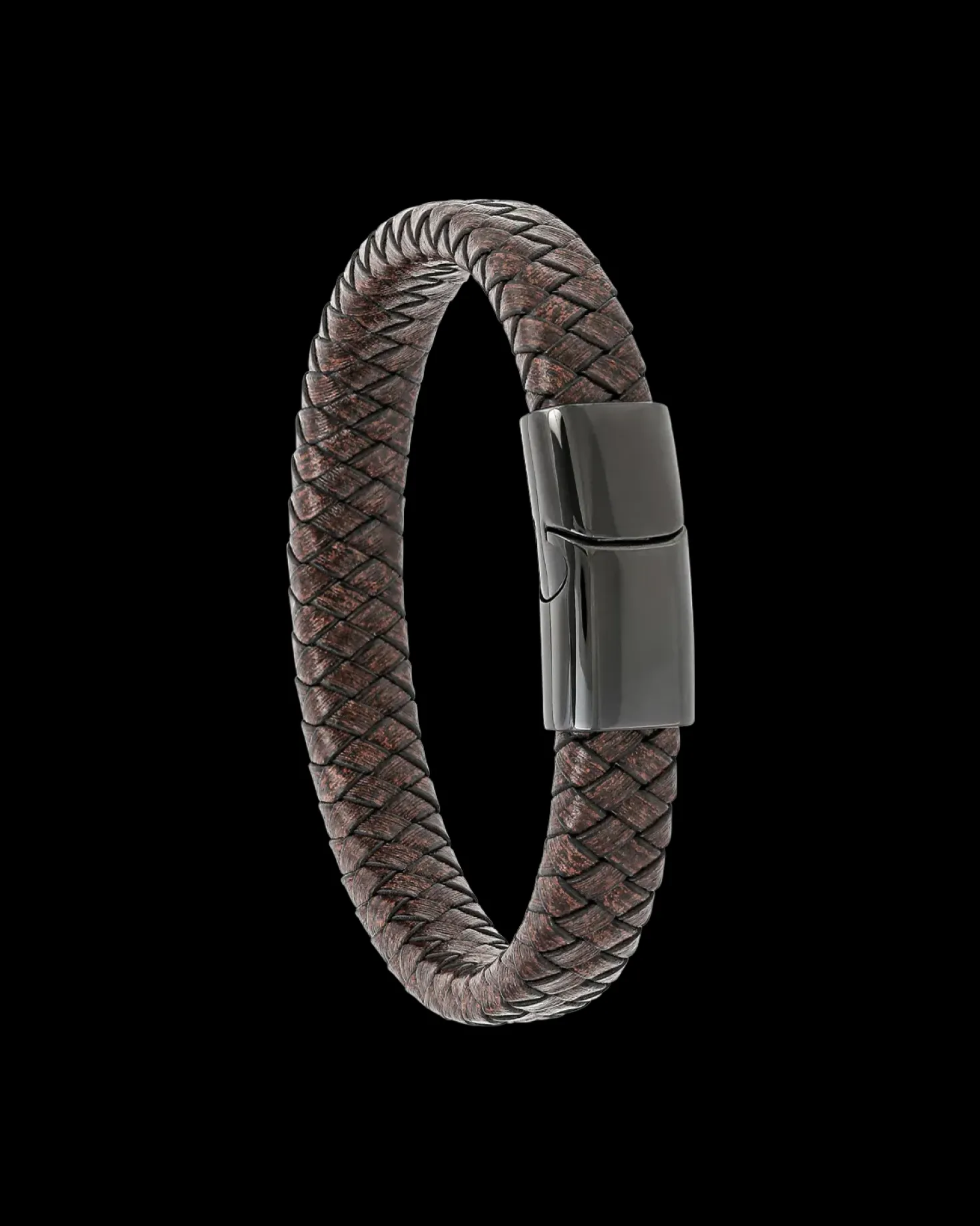 Braccialetto da uomo - Braided Leather