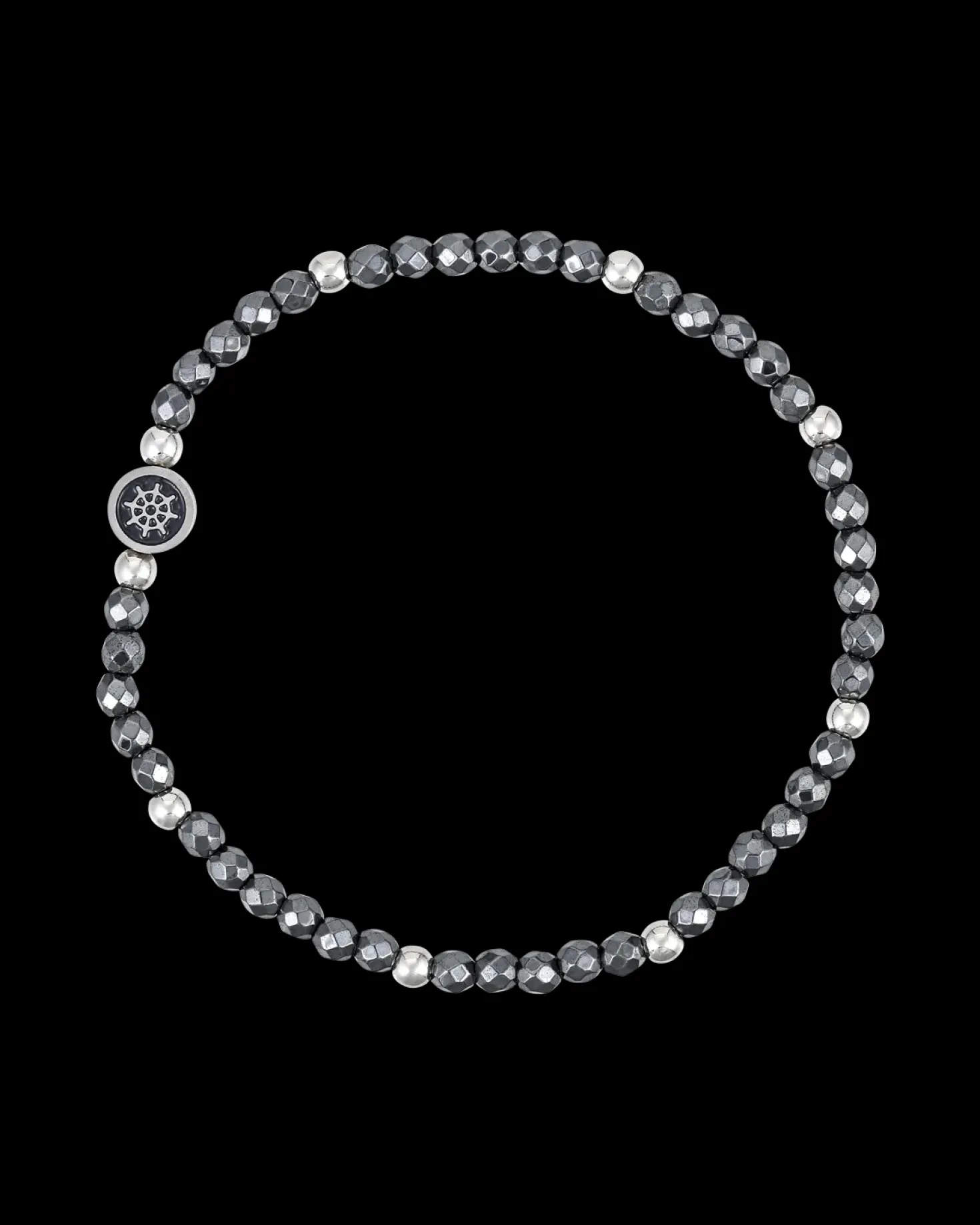 Braccialetto da uomo - Hematite Shine
