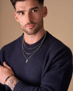 Braccialetto da uomo - Shiny Silver
