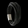 Braccialetto Uomo - Black Steel