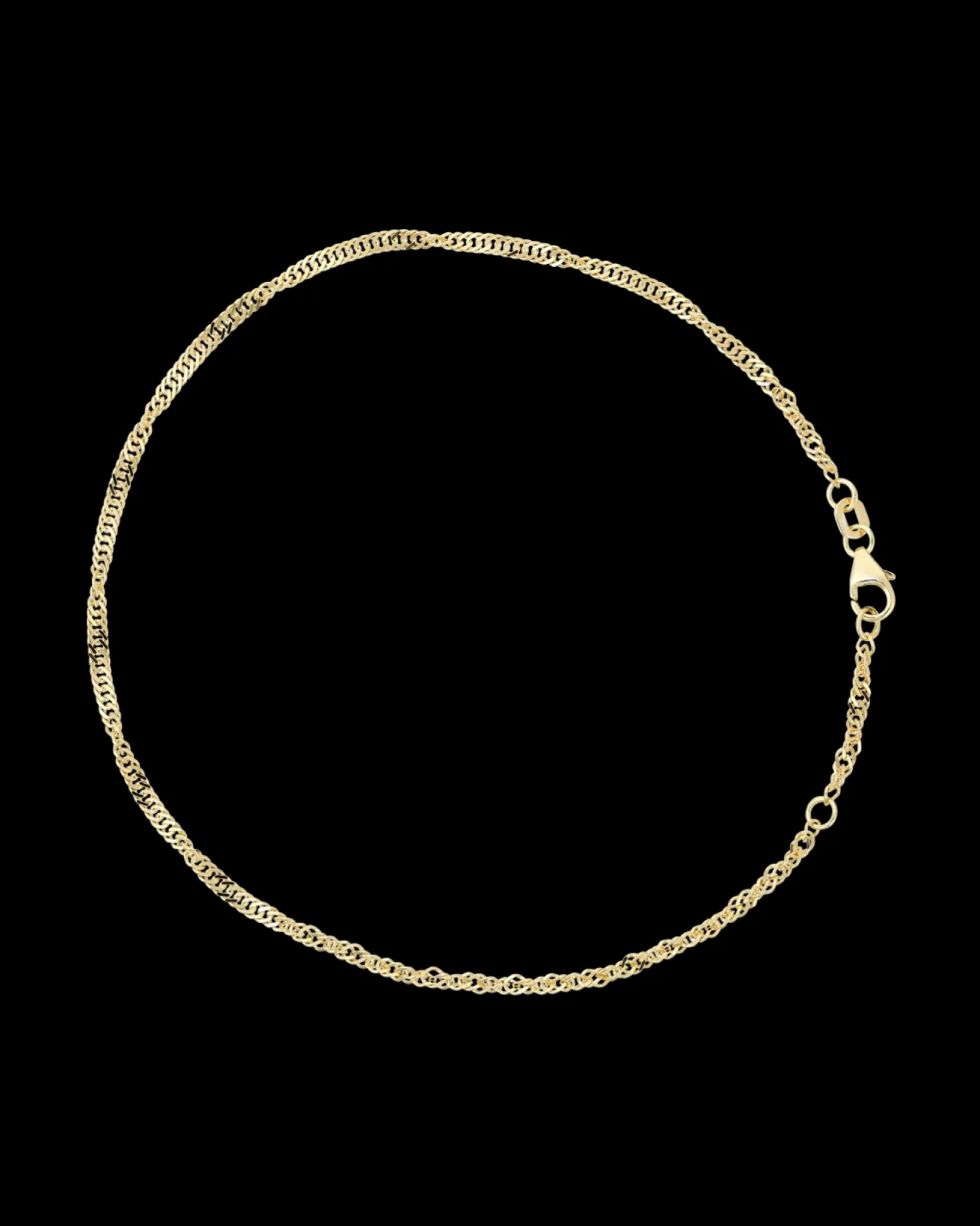 Cavigliera - Gold Twirl