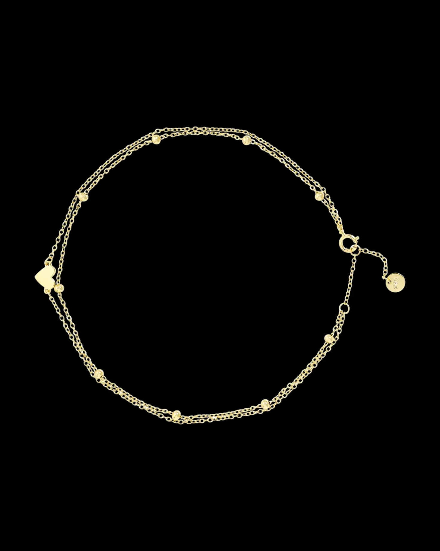 Cavigliera - Golden Hearts