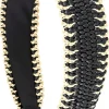 Cerchietto - Black Raffia