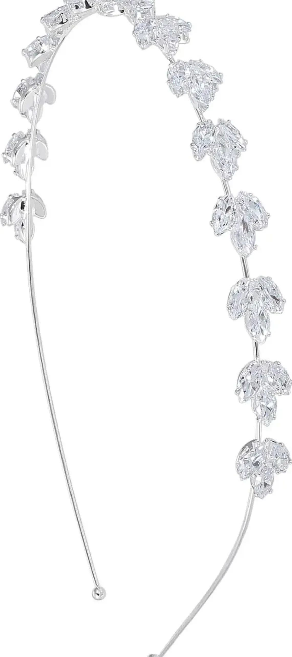 Cerchietto - Silver Leaves
