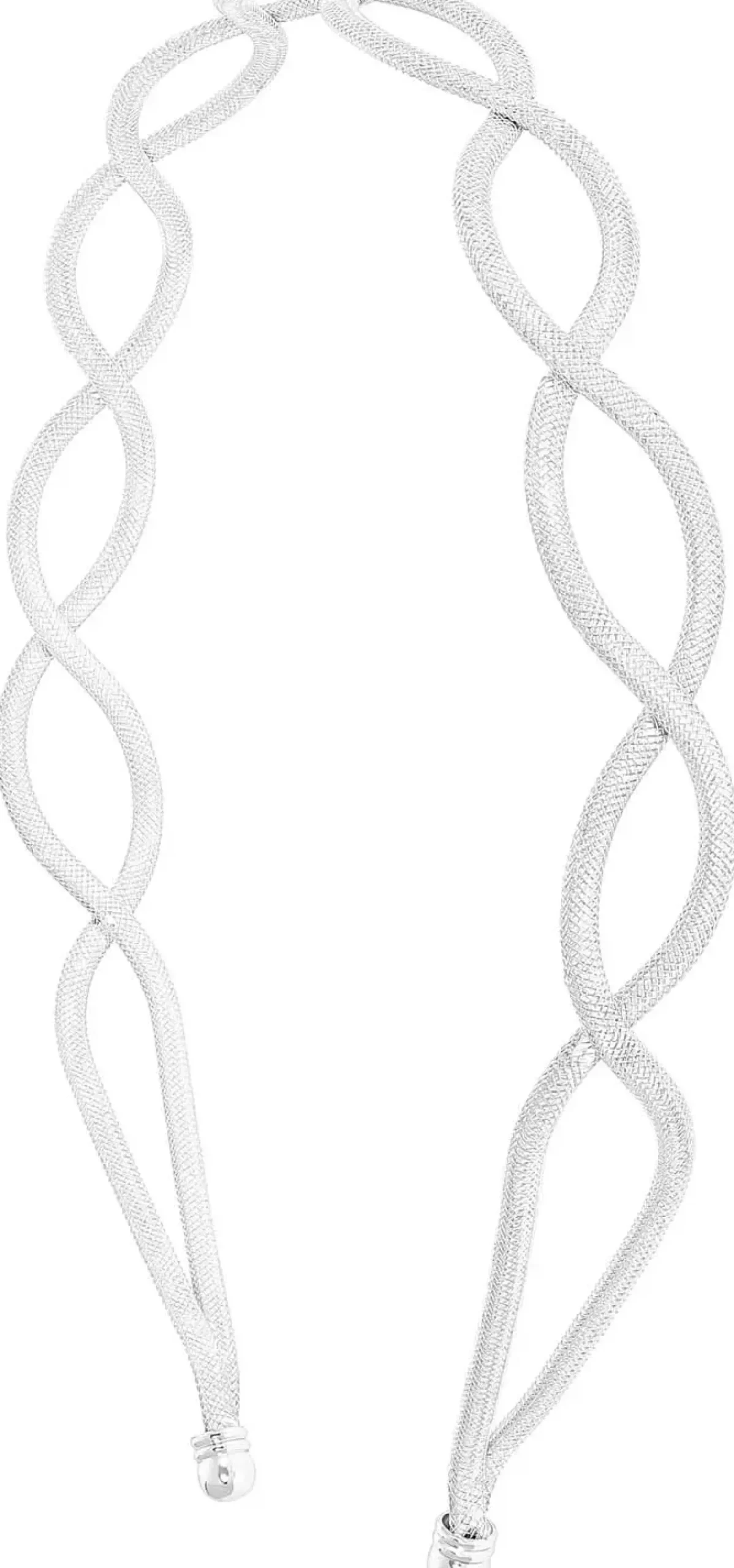 Cerchietto - Silver Mesh