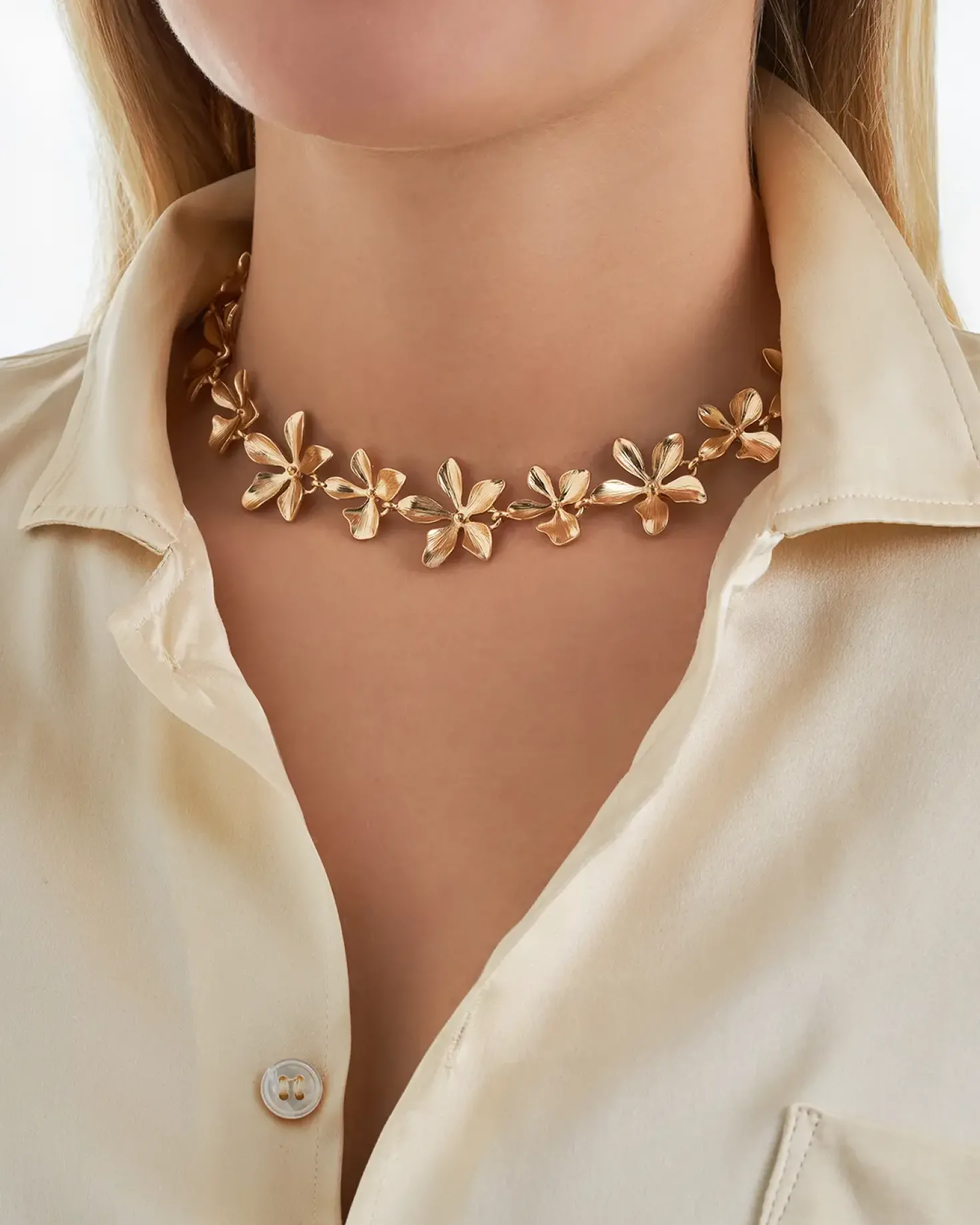 Choker - Gilded Flower