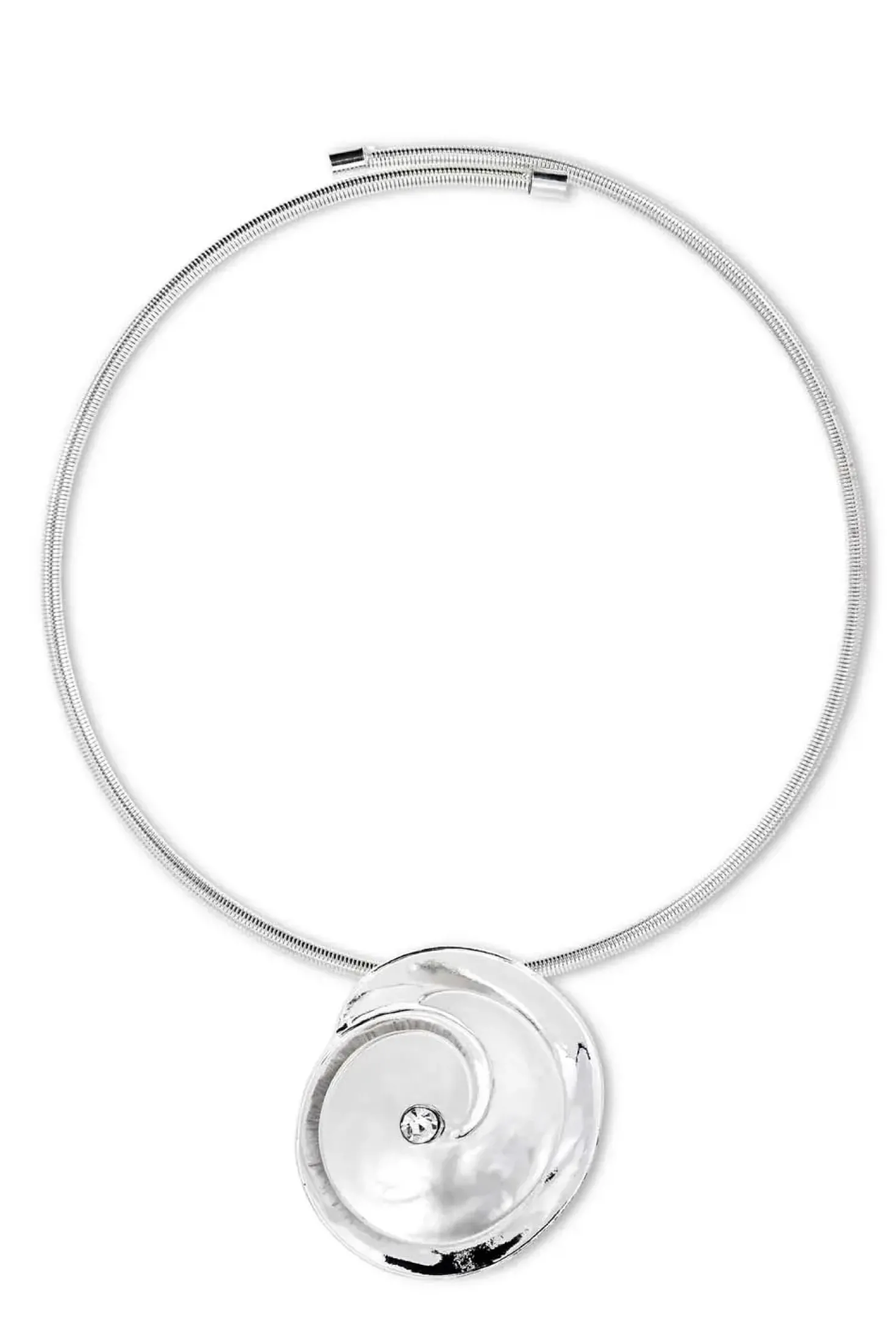 Choker - Silver Flower