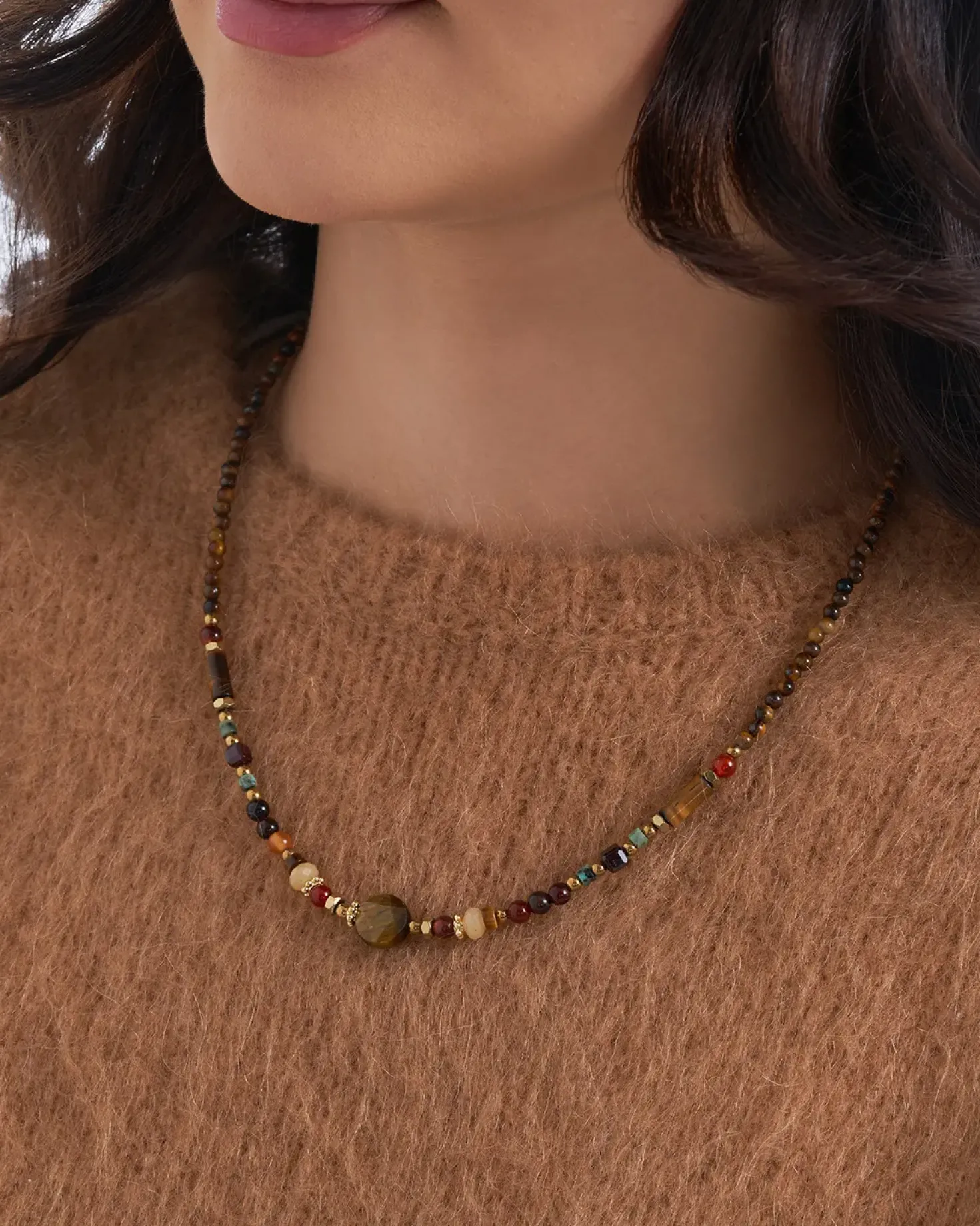 Collana - Brown Agate