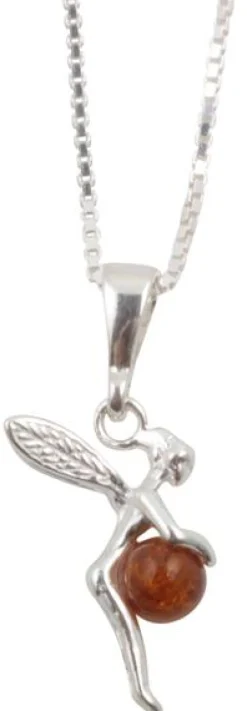 Collana - Elfo con ambra