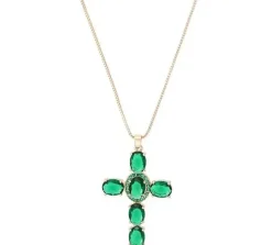 Collana - Emerald Cross