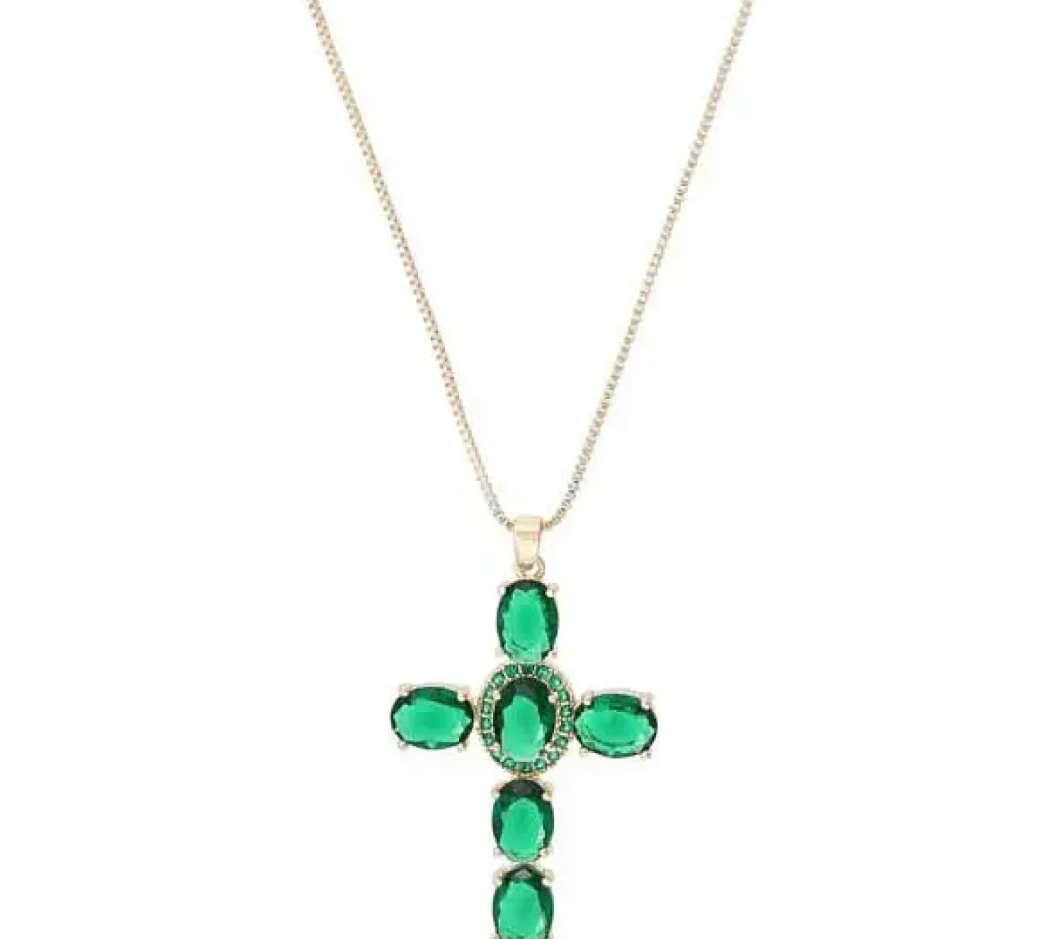 Collana - Emerald Cross