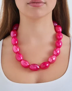 Collana - Fuchsia Marble