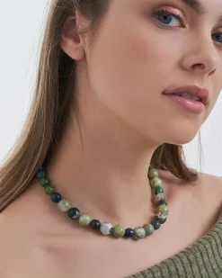 Collana - Green Agate