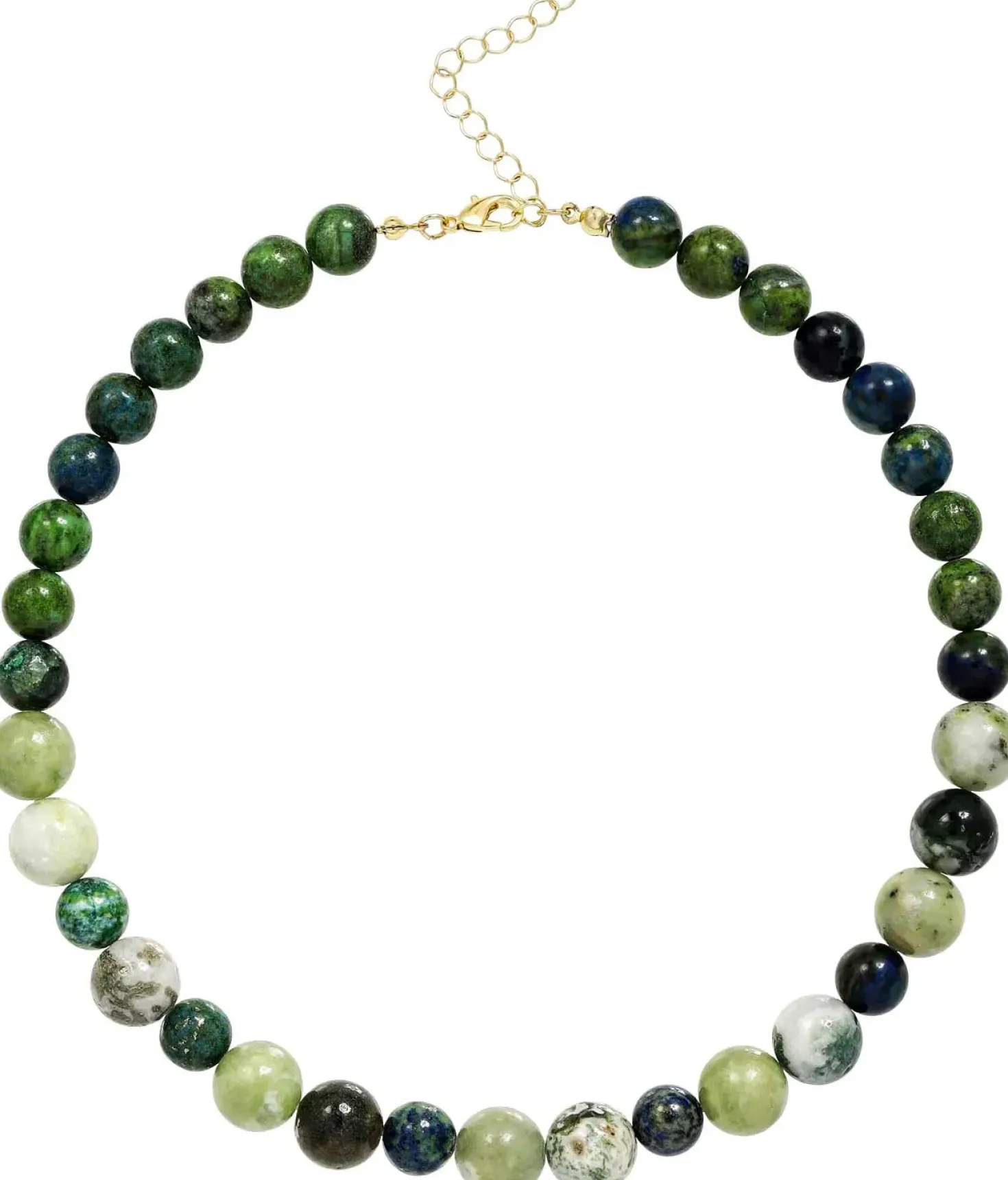 Collana - Green Agate