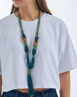 Collana - Green Beads