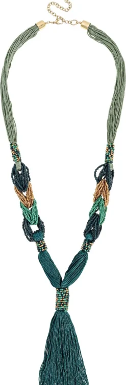 Collana - Green Beads