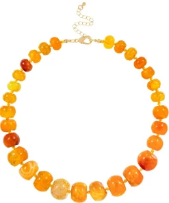 Collana - Orange Agate
