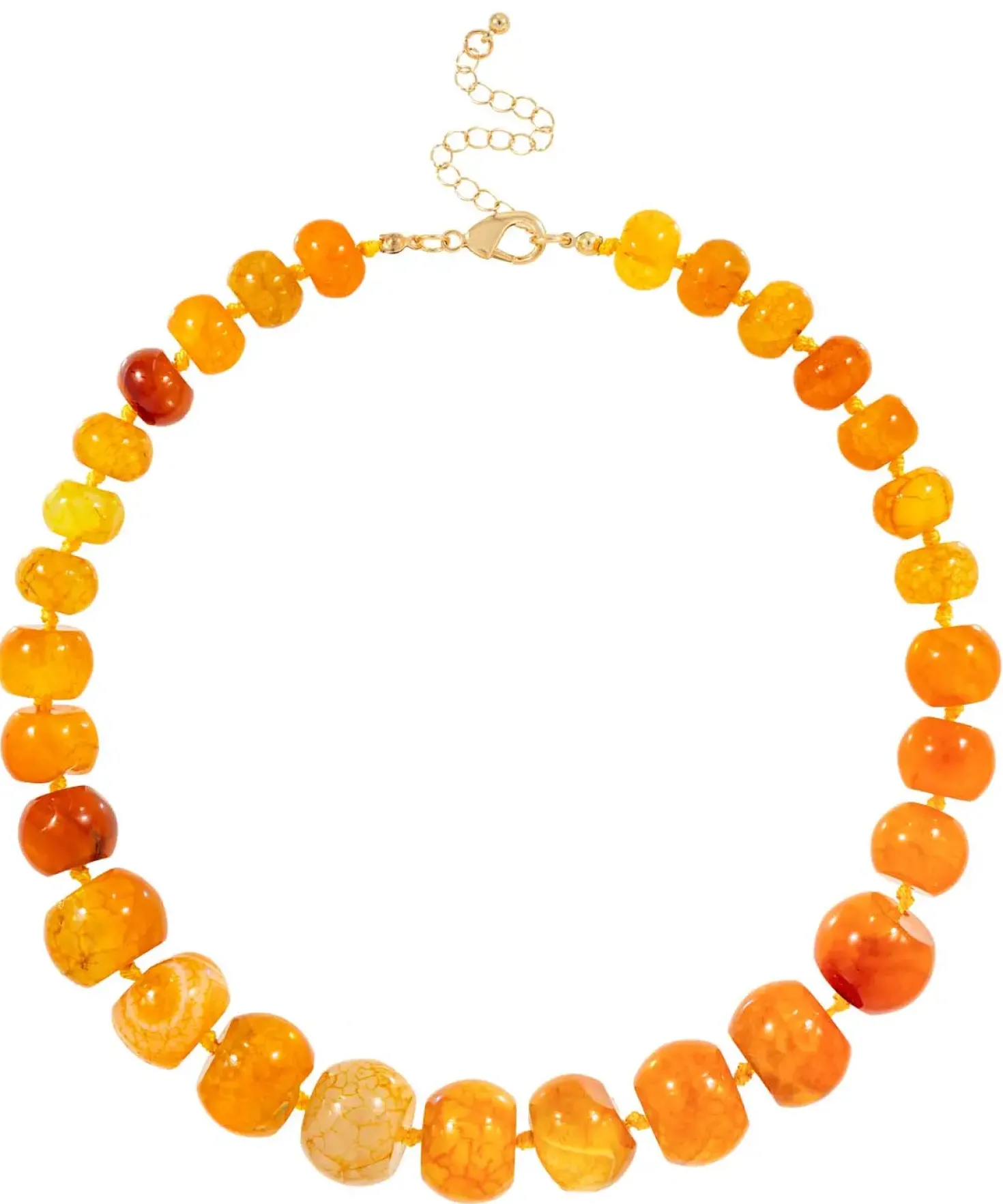 Collana - Orange Agate