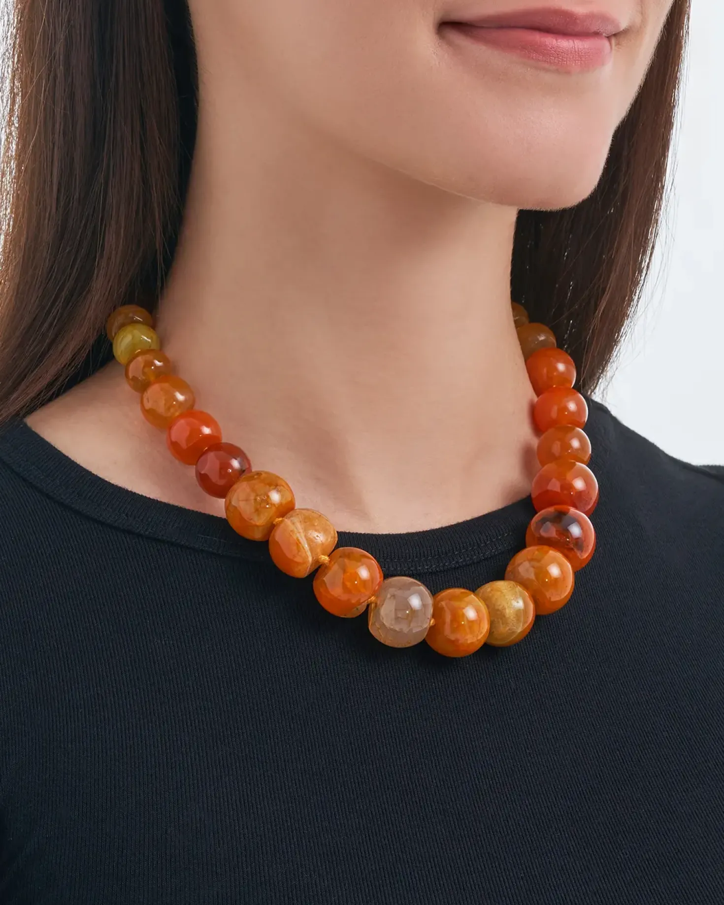 Collana - Orange Agate
