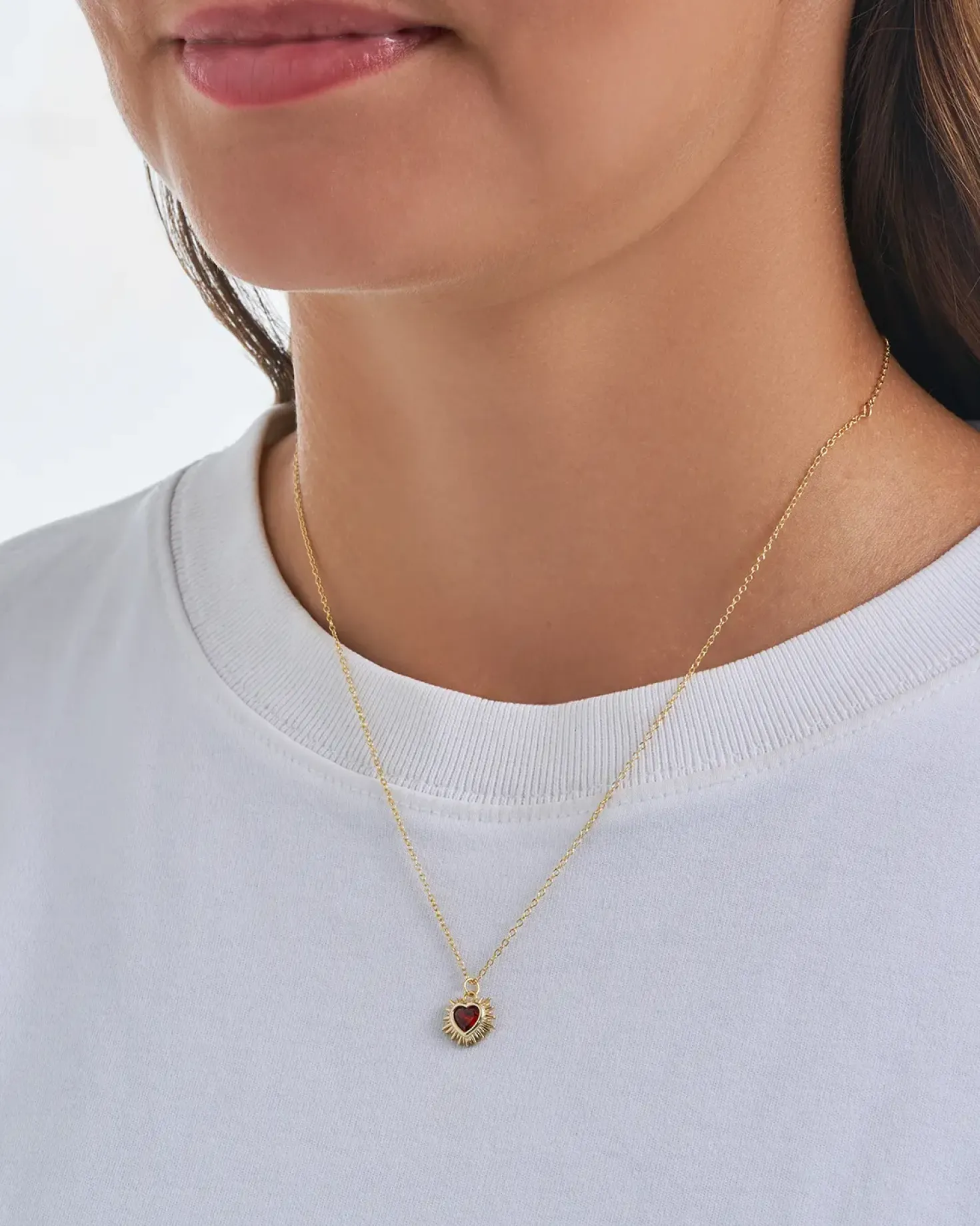 Collana - Red Zirconia